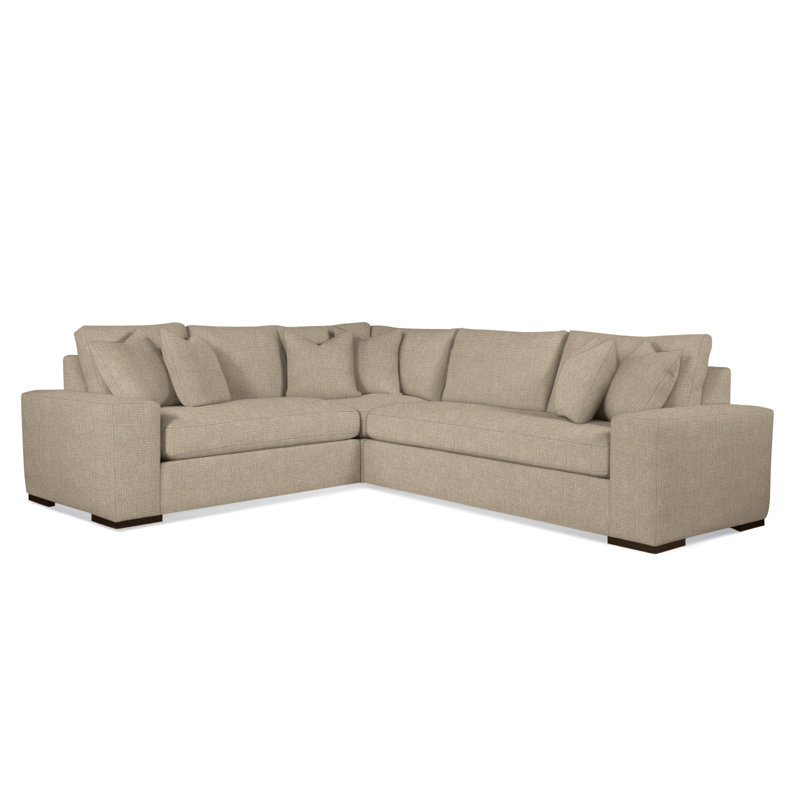 Memphis Sectional, Oatmeal Crypton Performance; 0822-74, Left Hand Facing, Havana