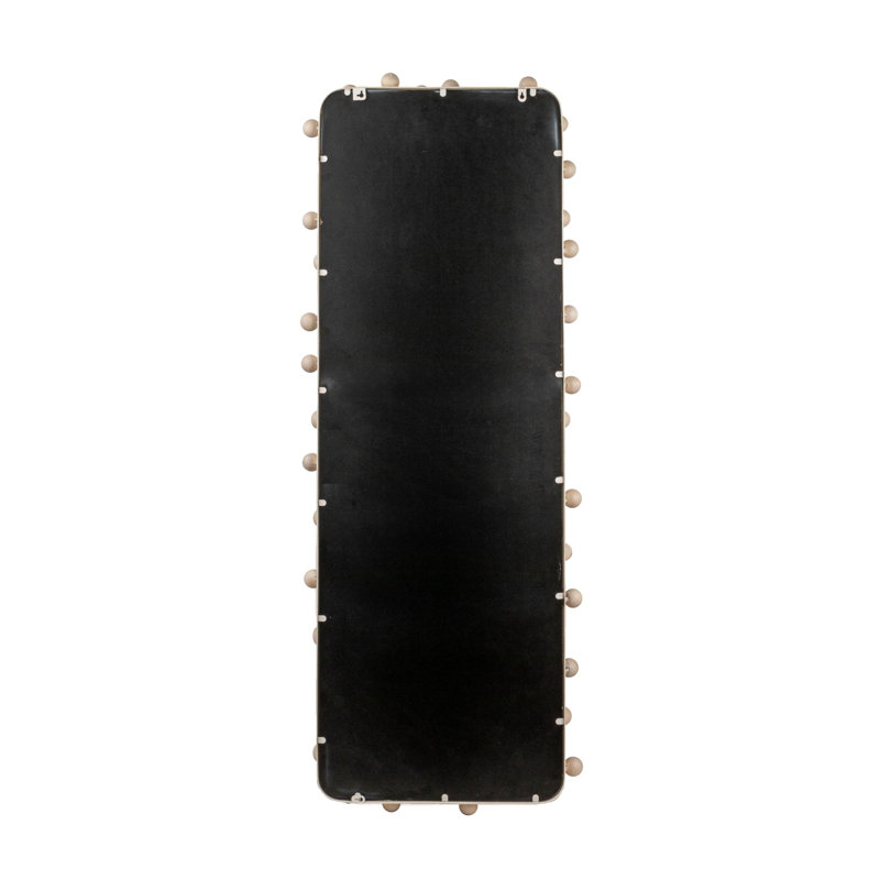Metal Ball Framed Wall Mirror