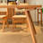 A combination of thick bench tables and chairs-100720121