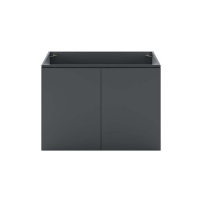 Modway 36" Wall Mounted Single Bathroom Vanity Base Only