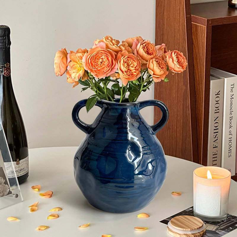 Blue Ceramic Vase