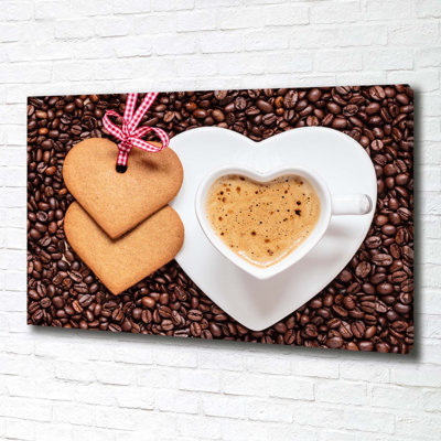 Coffee And Gingerbreads - Wrapped Canvas Print