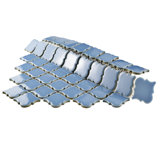 Hudson Tangier 2" x 2" Porcelain Arabesque Mosaic Wall & Floor Tile
