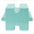 3-Piece Artistic Puzzle Table Set,Modular MGO Side Tables With Interlocking Design (2 Convex & 1 Concave), 200Lb Capacity For Indoor & Outdoor-1291778995