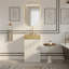 Meuble-lavabo autoportant en métal doré-258348412-258348354