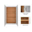 Armoire de cuisine murale avec tablettes réglables l 24 po x H 36 po x P 12 po-814792620-814792614