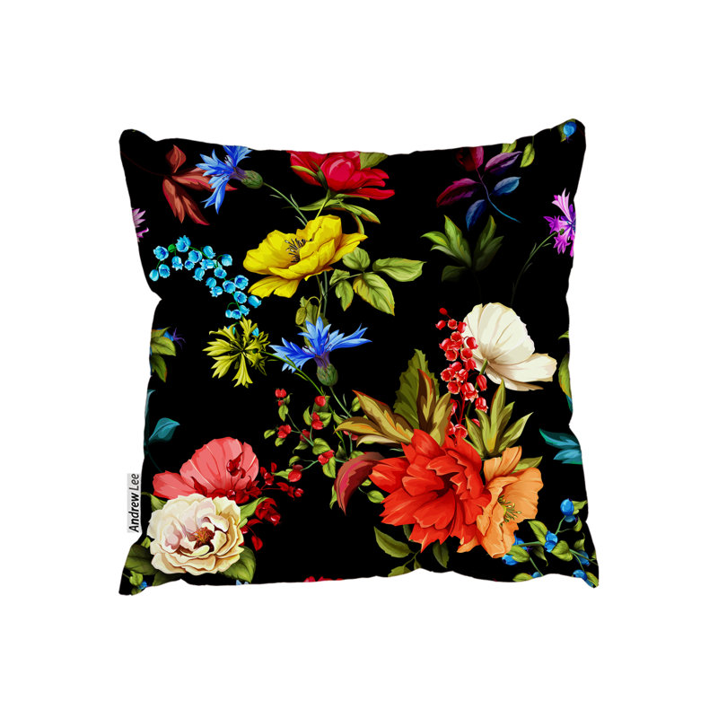 Floral Square Cushion, 45 x 45cm