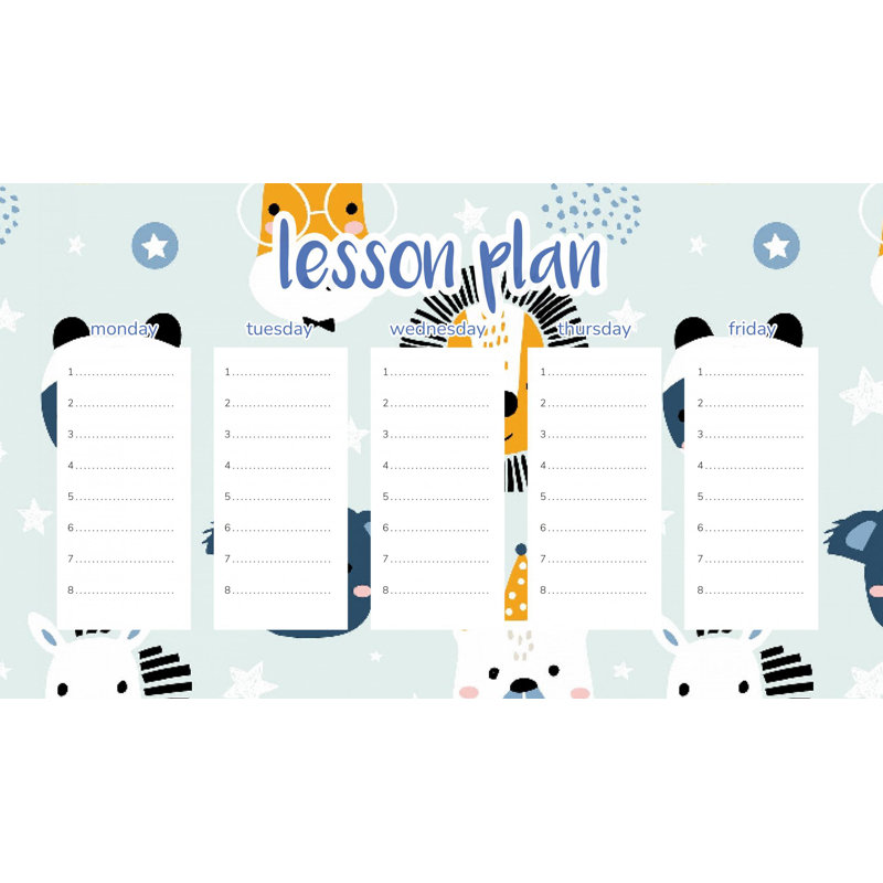 Magnetic Lesson Plan Safari for Kids