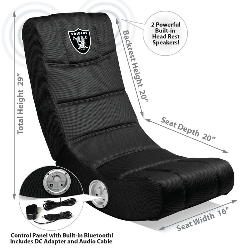 NFL Video Rocker Game Chair, Oakland Raiders