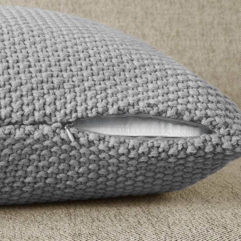 Housse de coussin Gracie Mills Lessie, gris