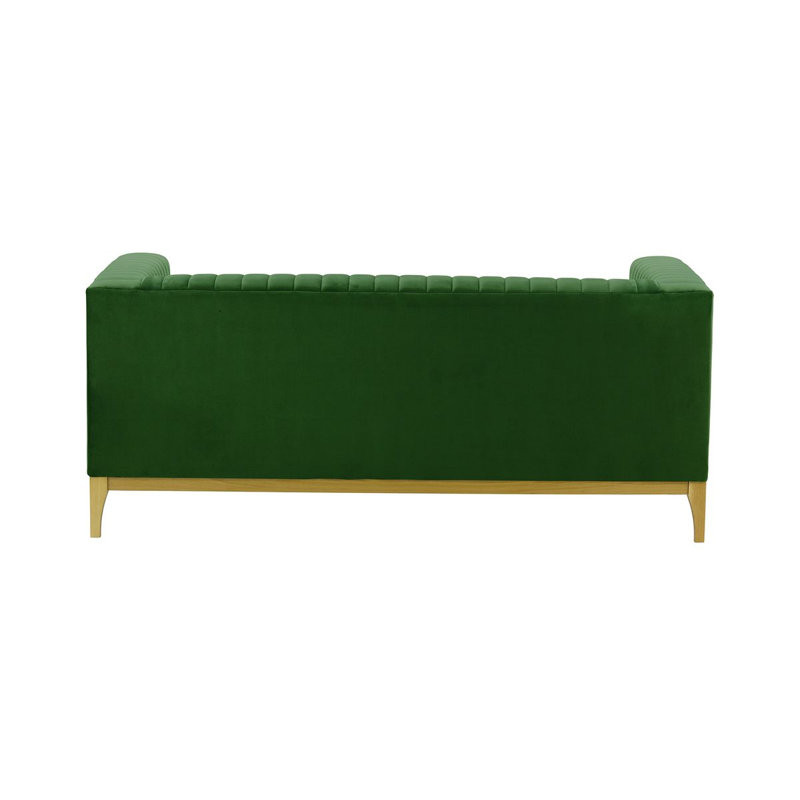 Antowine 2 Seater Sofa, Dark Green Velvet