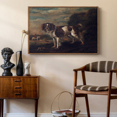 «Vintage Animal Print», reproduction d'art sur toile encadrée