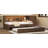 Wood Daybed With Storage Shelves, Trundle, USB Charging Station And LED Light-1788781296