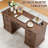 Arless 60" Farmhouse Executive Desk with Drawers, Wood Home Office Desk, File Drawer, Storage Cabinet-400116492