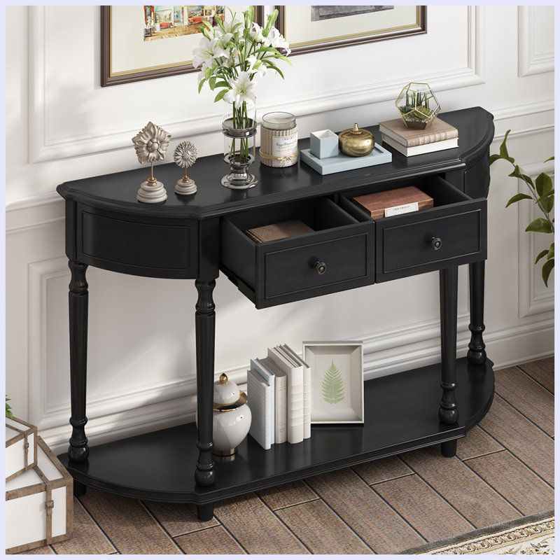 Console Roshawna 52, Espresso, Espresso, H 33,5 po x l 52 po x P 13 po