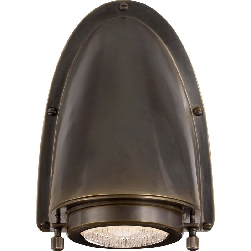 Ralph Lauren Home Grant 1 Light Flush Mounted Sconce, Bronze