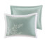Housse de couette 100% coton - très grand / très grand avec broderie corail et literie à bordure-120478448