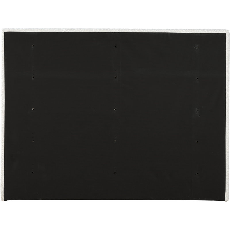 Lit en tissu Adam Boucle, Grand, Tissu bouclé crème