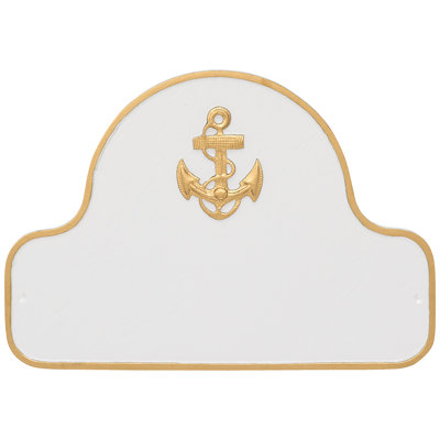 Anchor Arch Address Sign Plaque