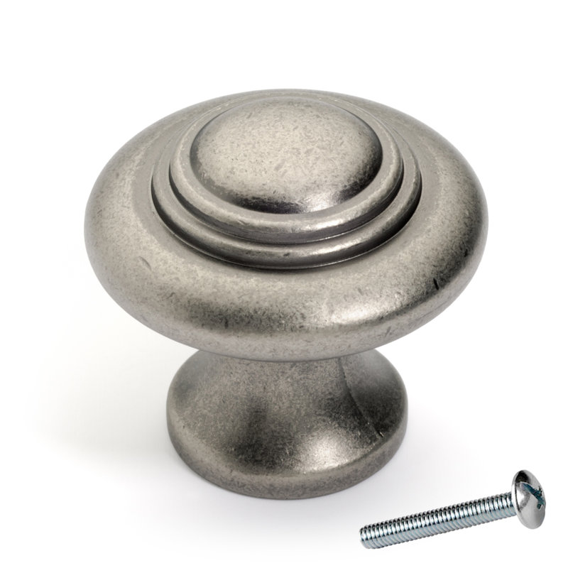 Poignée champignon Super Saver, Nickel antique