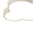 Nataja 19.69'' Clouded Dimmable LED Flush Mount