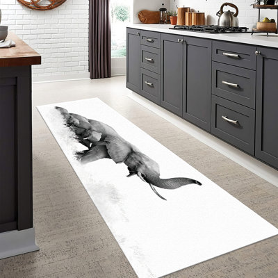 Tapis à poils doux exquis au design floral élégant, idéal pour rehausser les intérieurs