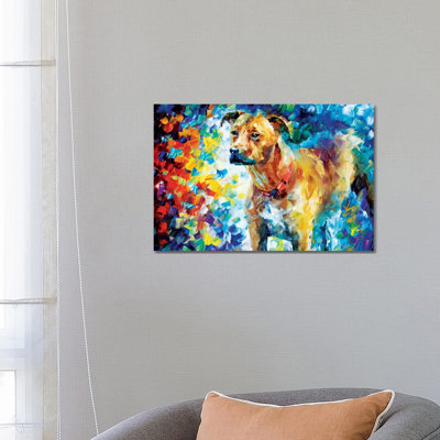 Dog III by Leonid Afremov - Painting on Canvas