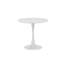 Round Steel Top Dining Table