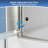 28-29.9 in. W x 72 in. H Pivot Swing Frameless Shower Door with Clear SGCC Tempered Glass-117010675
