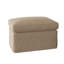 Everton Boucle and Velvet Ottoman-36405350