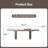 Advith Rectangular  Extendable Double Pedestal Dining Table