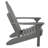 Hinz Outdoor Adirondack Chair With Ottoman-119034084