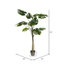 Arbre de Philodendron artificiel 54 po