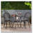 3pc Cast Bistro Set W Ice Bucket