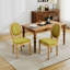 Chaises en bois avec cadre, ensemble de 2 chaises rembourrées et chaises en bois-134380456