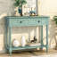 Console Daisy Series avec deux tiroirs et tablette inférieure Acacia Mangium-1018565824-1018565833-1018565834