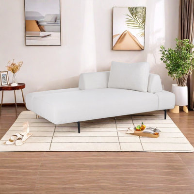 Breathable cotton-linen fabric Chaise Lounge