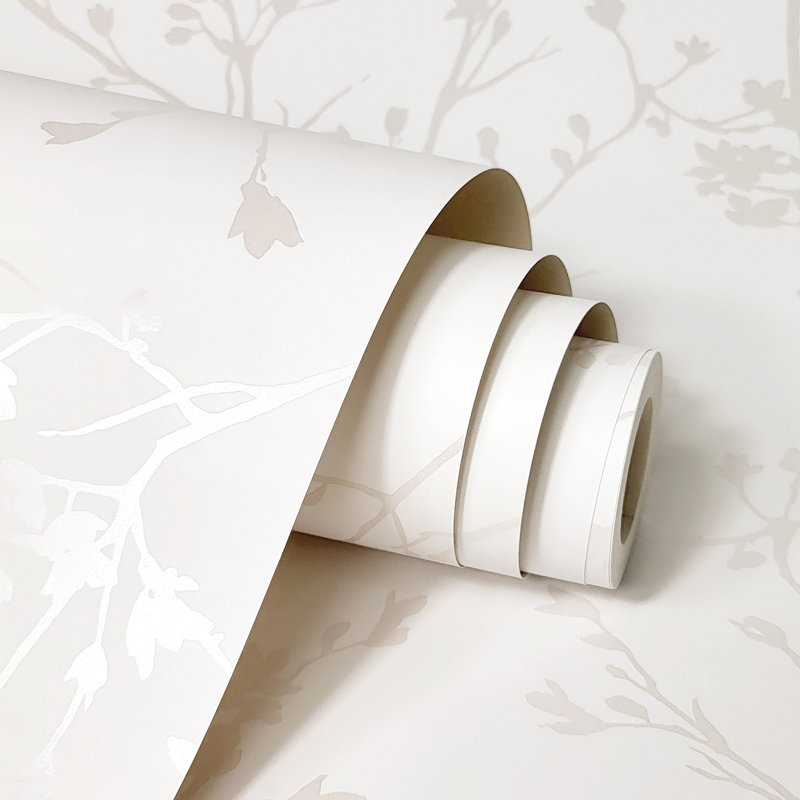 Papier peint Cosima White Sprig