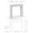 Flatiron Cast Stone Fireplace Surround with Standard Hearth-103703159-103703163