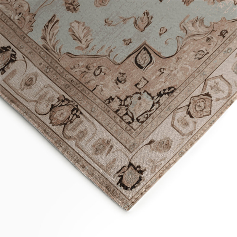Tapis intérieur et extérieur Tabriz, Rectangle 5 pi x 7 pi