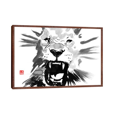 Lion by Péchane - Print on Canvas
