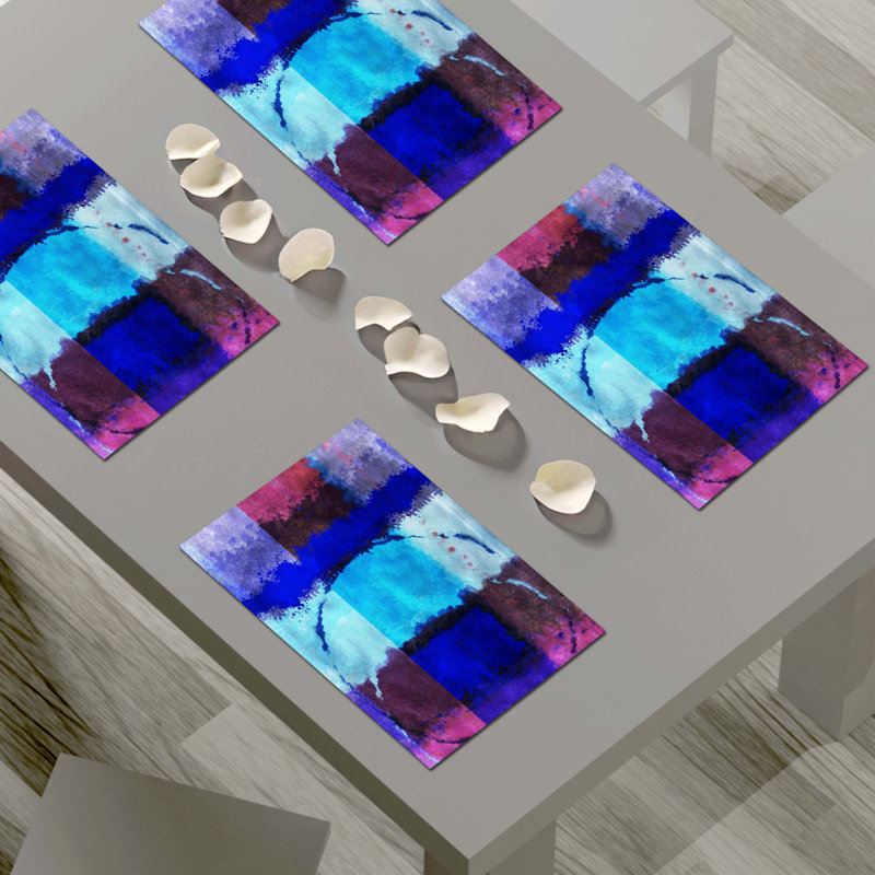 Napperon abstrait en polyester