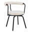 Ensemble de 6 chaises de salle à manger rembourrées en polyuréthane Abisan Bauhaus-131366710-131988404