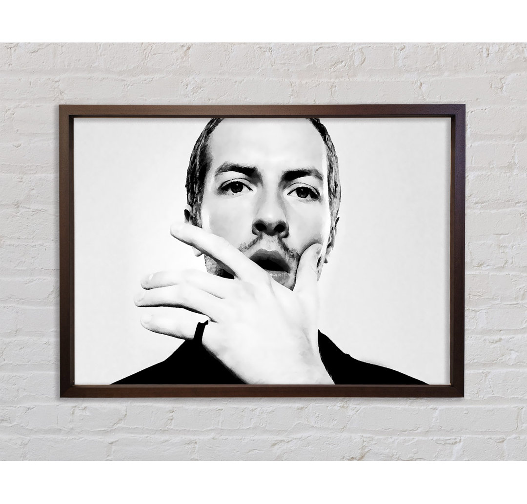 Cold Play Chris Martin - Einzelbildrahmen Kunstdrucke auf Leinwand