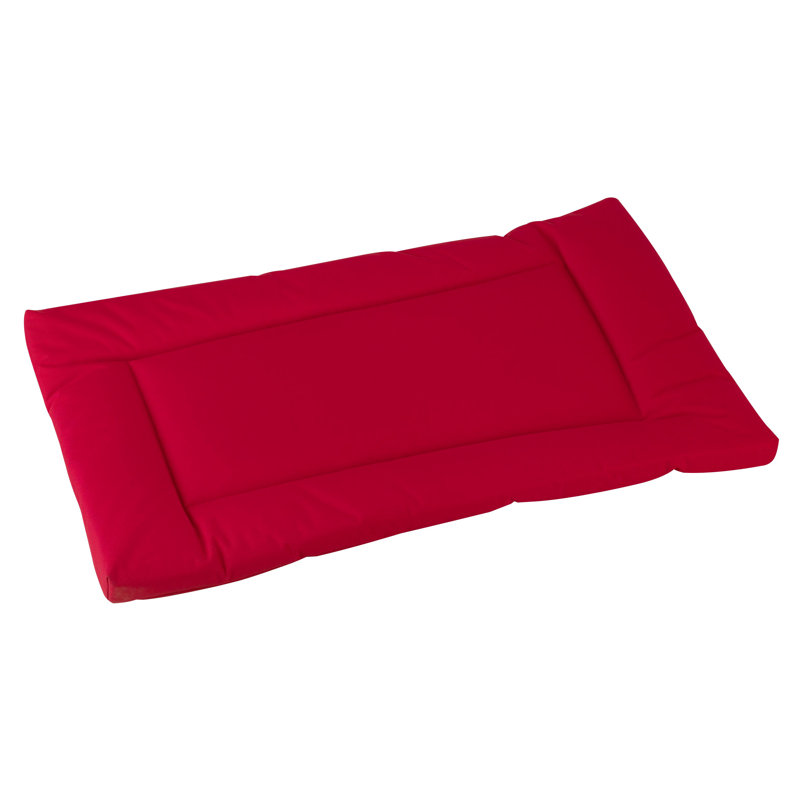 Ilene Polyester Pet Bed, Red, 5 cm H x 76 cm W x 53 cm D