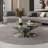 Stainless steel floating saucer coffee table-105511055