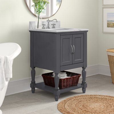 Hampton 24'' Single Bathroom Vanity with Top