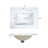 24"Bathroom Vanity Combo With Ceramic Sink