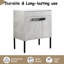 Meuble-lavabo de salle de bain avec lavabo en céramique - 30 po, conception moderne pour vasque autoportante de 30 po avec compartiment de rangement spacieux et silencieux