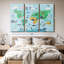 "Carte du monde pour enfants" sur toile-622574074